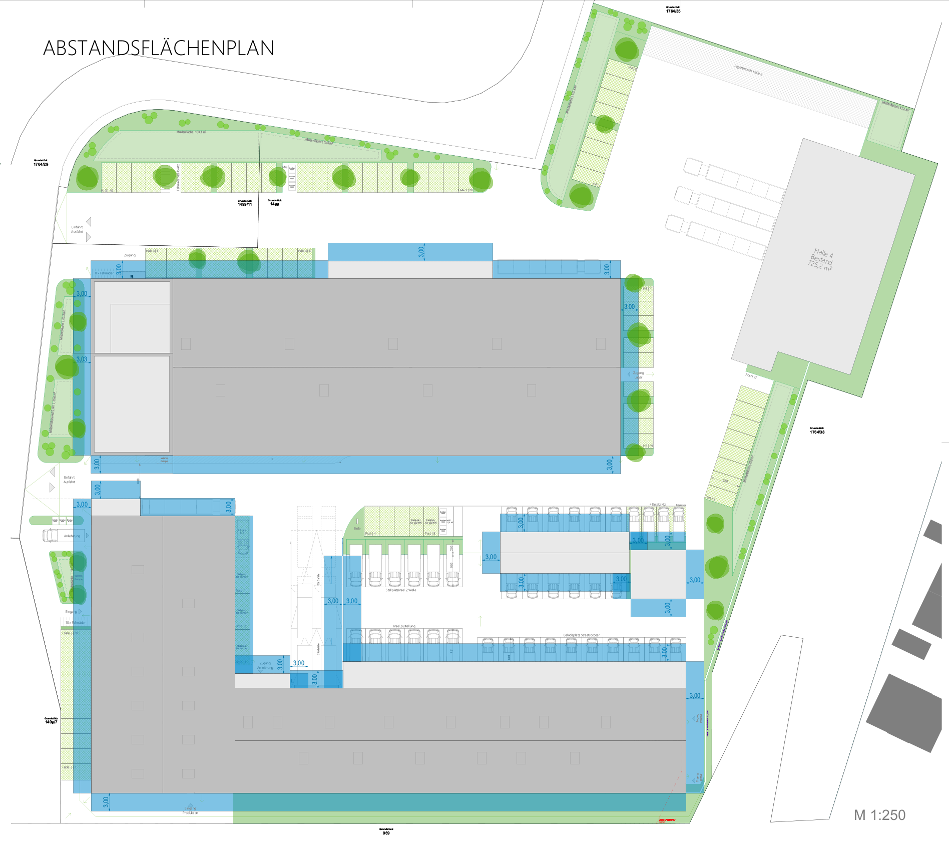 Abstandsflaechenplan